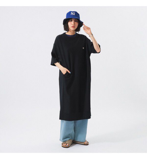 BEAMSBOY「【別注】Champion / リバースウィーブ(R) ショートスリーブ ワンピース」|ワンピース|