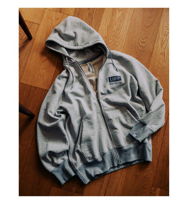 BEAMS PLUS「【別注】LOOPWHEELER / MegaWeight Zip Hoody Print」|スウェット・ジャージ|