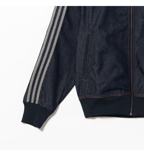 BEAMS「adidas / FIREBIRD ADICOLOR RAW DENIM TRACK TOP」|ブルゾン・スタジャン|