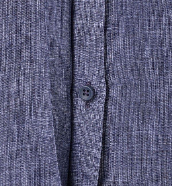 TOMORROWLAND BUYING WEAR「BOURRIENNE PASTEL リネン ラッフルカラーシャツ」|シャツ・ブラウス|