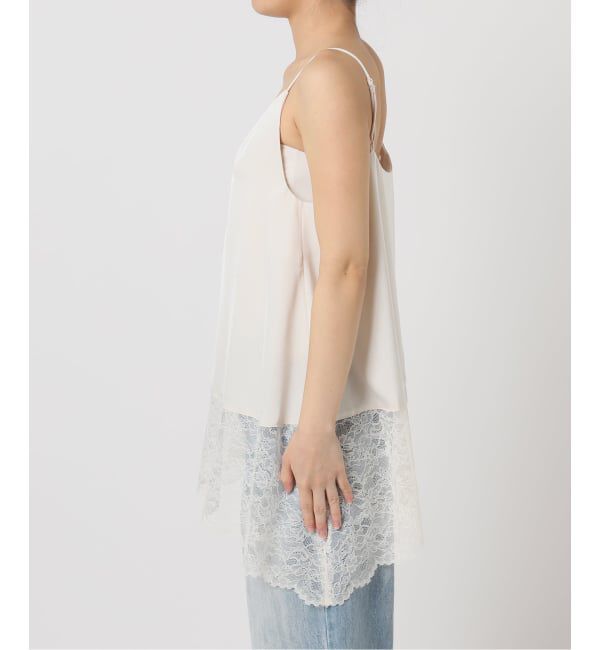 Plage「《予約》asymmetry lace キャミソール」|キャミソール|