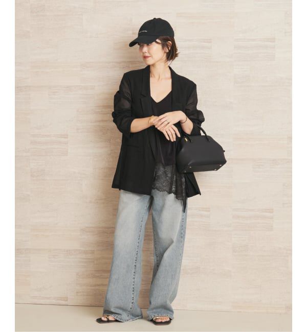 Plage「《予約》asymmetry lace キャミソール」|キャミソール|