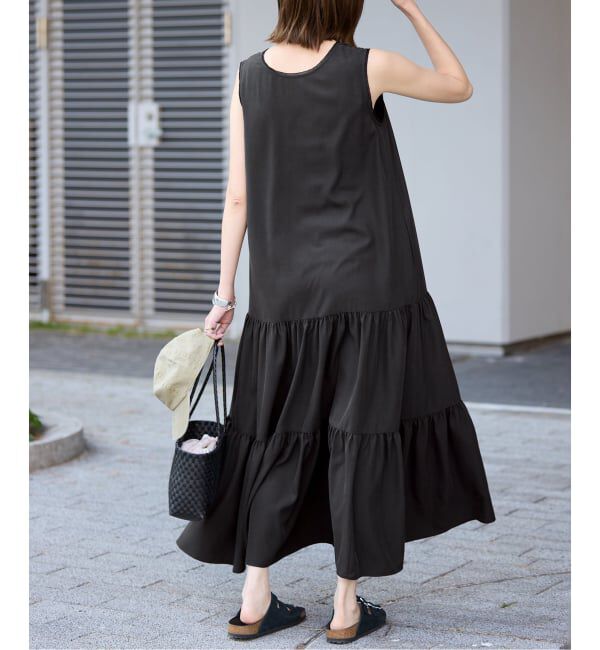 SLOBE IENA「《WEB限定》ティアードワンピース」|ワンピース|