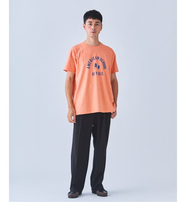 EDIFICE「《予約》Y&O(ヤング アンド オルセン) 別注 AMERICAN FRENCH PRINTED Tシャツ」|Tシャツ・カットソー|
