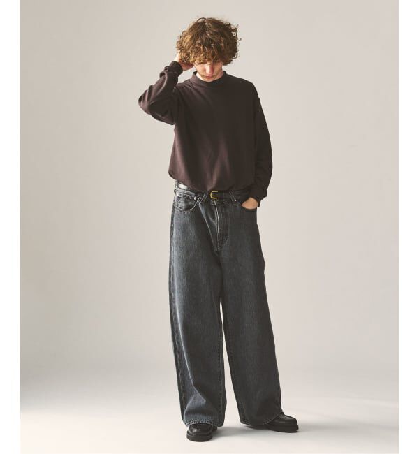 417 EDIFICE「【Hanes&times;417 EDIFICE】別注 CLEAR CUT COTTON SMOOTH MOCK NECK（MODERN FIT）」|Tシャツ・カットソー|