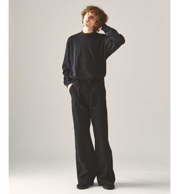 417 EDIFICE「【Hanes&times;417 EDIFICE】別注 CLEAR CUT COTTON SMOOTH MOCK NECK（MODERN FIT）」|Tシャツ・カットソー|