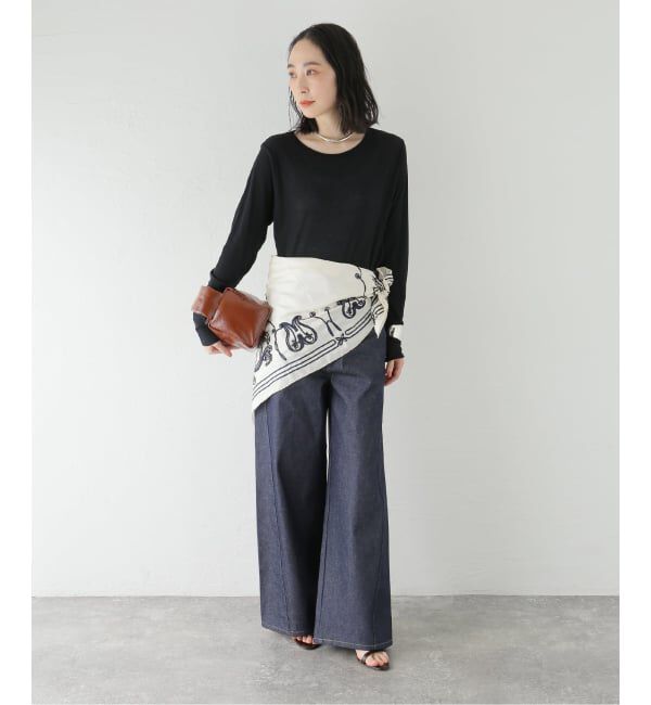 journal standard L'essage「80/-シアーフライス ロングスリーブTシャツ」|Tシャツ・カットソー|