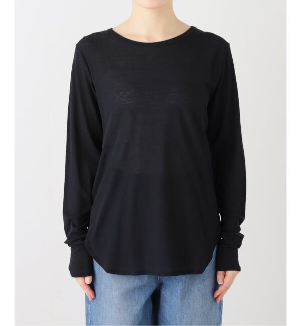 journal standard L'essage「80/-シアーフライス ロングスリーブTシャツ」|Tシャツ・カットソー|