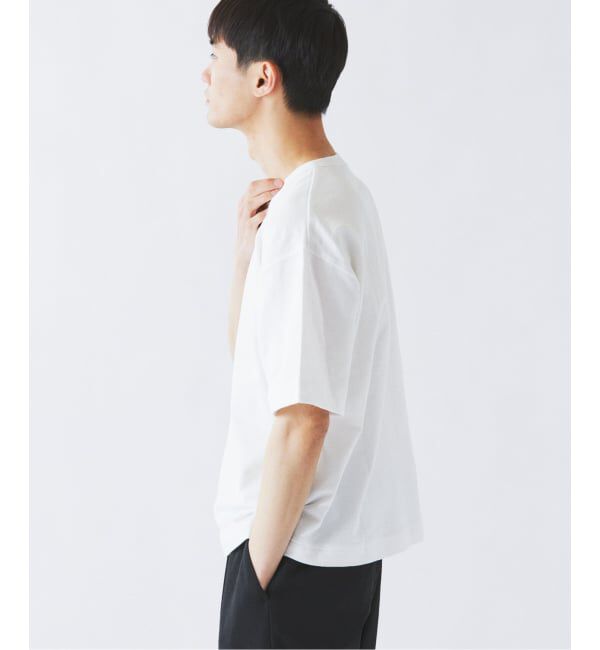 JOURNAL STANDARD relume「ブロック インレイ 1ボタン ヘンリーネック Tシャツ」|Tシャツ・カットソー|