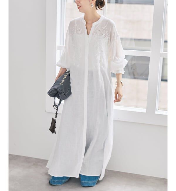 Spick and Span「エンブロイダリーワンピース」|ワンピース|