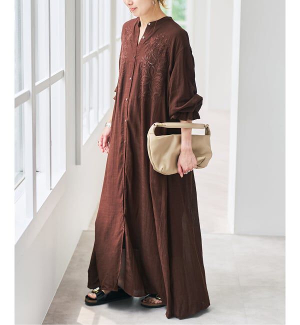 Spick and Span「エンブロイダリーワンピース」|ワンピース|