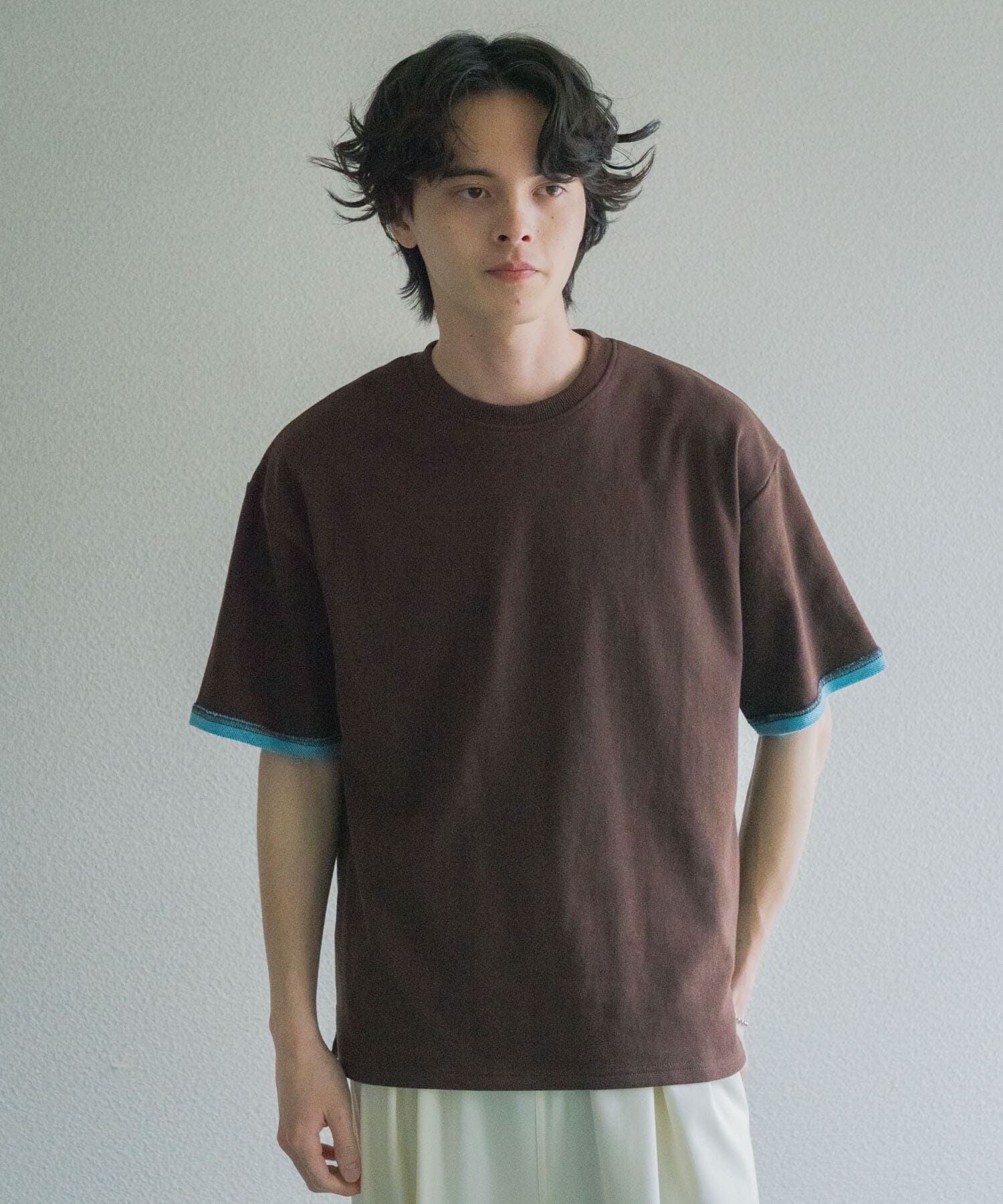 SENSE OF PLACE by URBAN RESEARCH「ダブルフェイス裏毛ショートスリーブTシャツ」|Tシャツ・カットソー|