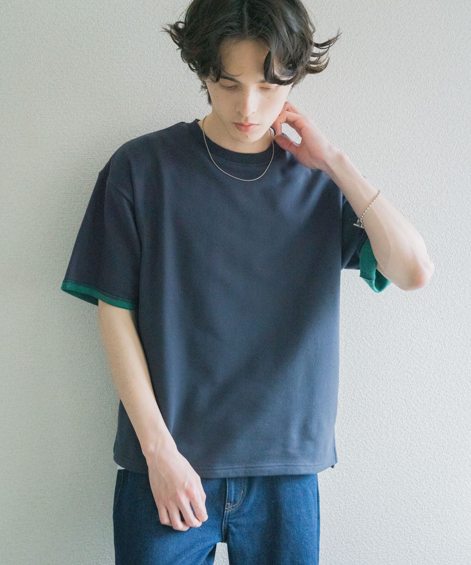 SENSE OF PLACE by URBAN RESEARCH「ダブルフェイス裏毛ショートスリーブTシャツ」|Tシャツ・カットソー|