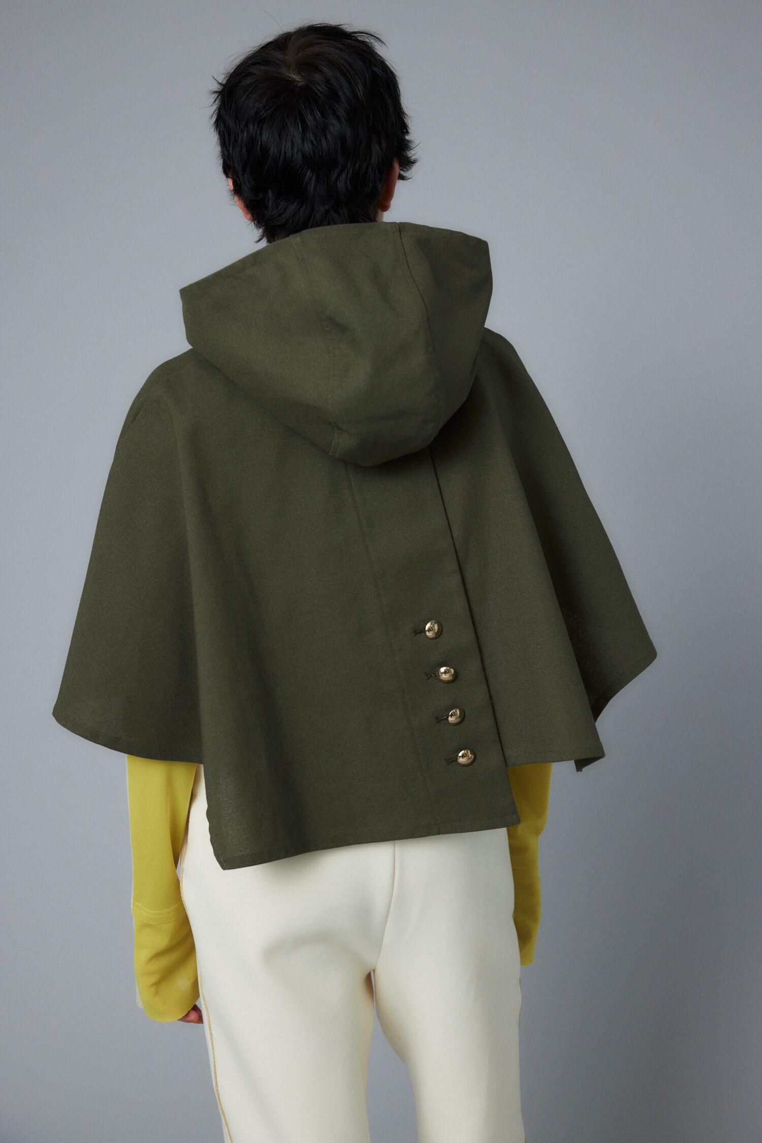HeRIN.CYE「Back slit poncho」|その他|