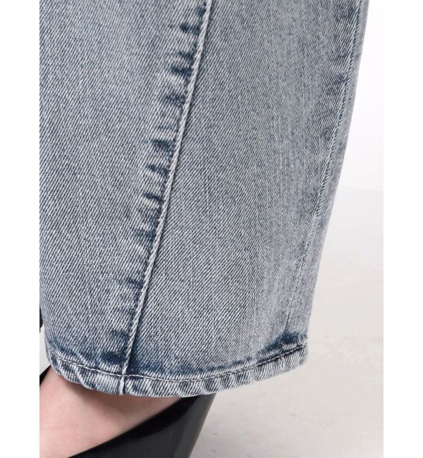 ELENDEEK「PANEL TUK DENIM WIDE PT」|デニム|