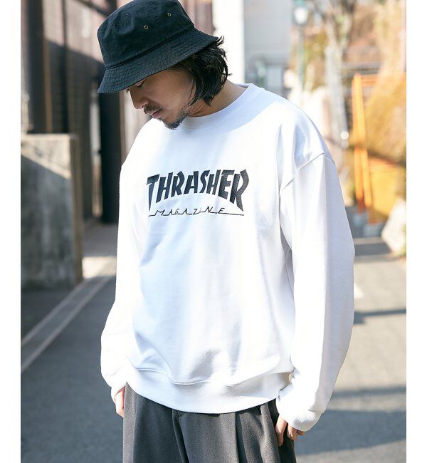 VENCE share style「THRASHER スラッシャー ロゴスウェット」|スウェット・ジャージ|