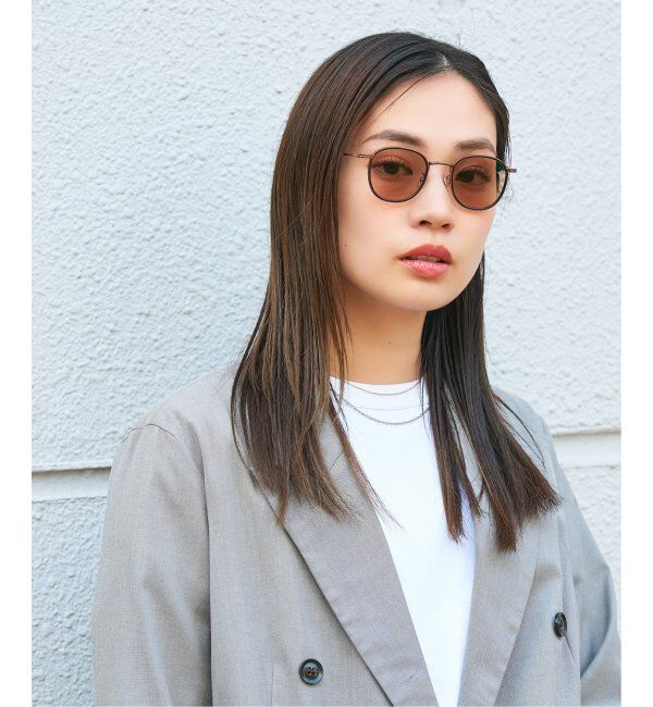 「【WEB限定】 Zoff｜JOURNAL STANDARD relume ウェリントン型 調光サングラス ジャーナルスタンダード」|サングラス|黒3