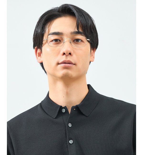  「ウェリントン型 メガネ 軽量｜メタルフレーム｜伊達メガネ 度付きメガネ｜大人可愛い  レンズ交換券付」|メガネ|