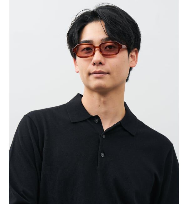  「SUNCUTGlasses/UV100%CUT ウェリントン型 サングラス | カラーレンズ 太縁フレーム  紫外線対策 UVカット」|サングラス|