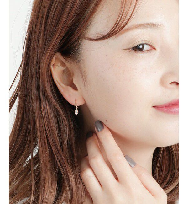 ete「クリアビジュー ピアス マーキス」|ピアス|