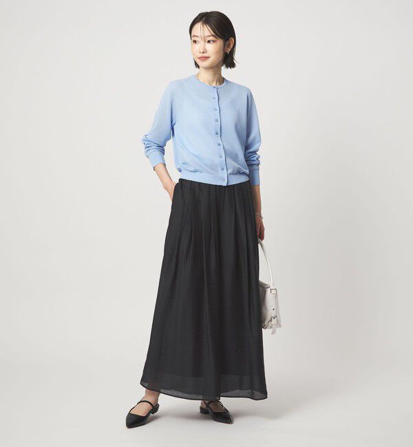 UNITED ARROWS green label relaxing「［size SHORTあり］エアリー シアー イージー ワイド パンツ」|キュロット|