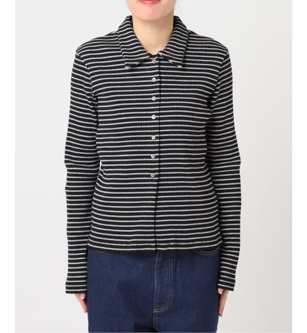 OUTDOOR PRODUCTS Usual Things「リブタイトポロシャツカットソー」|Tシャツ・カットソー|