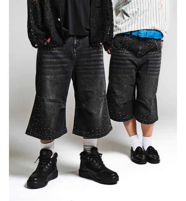 JOINT WORKS「ラインストーン デニムショーツ / J Rhine Stone Denim Shorts」|その他|