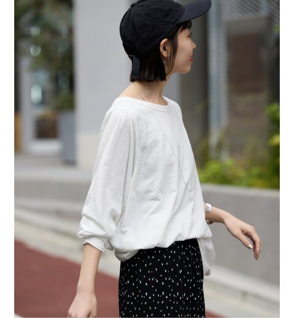 SLOBE IENA「シアー天竺ニュアンスプルオーバー」|Tシャツ・カットソー|