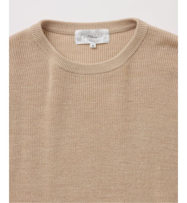 JOURNAL STANDARD「《予約》【FOLL / フォル】suvin cotton fine wool wardrobe sweater」|ニット・セーター|