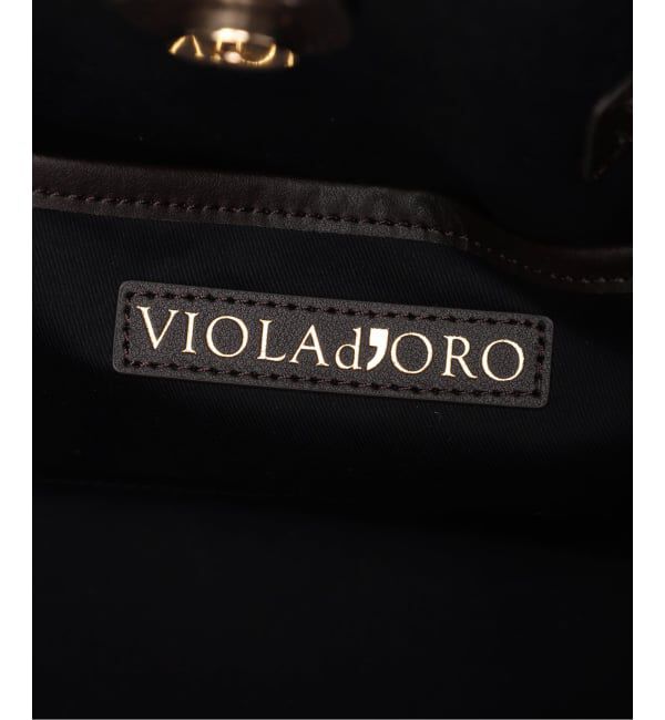 Spick and Span「VIOLAd&rsquo;ORO / ヴィオラドーロ キャンバス*レザートートバッグL*」|トートバッグ|