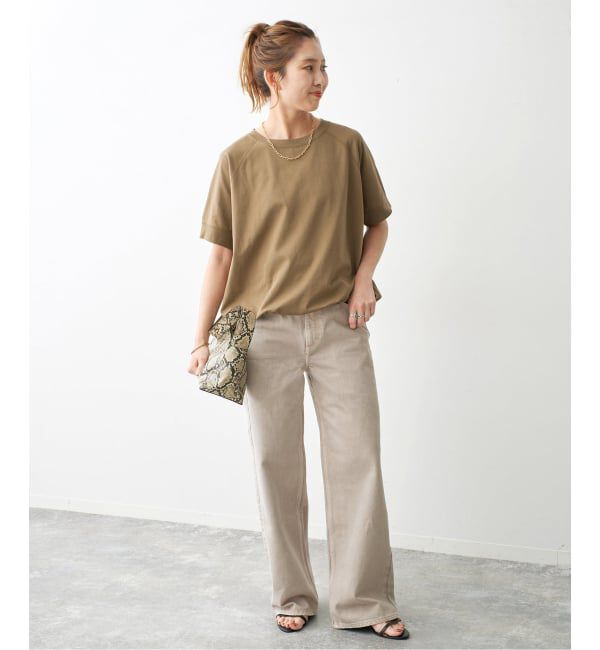 Spick and Span「《WEB限定 / 追加》ニュアンスドロストプルオーバー」|Tシャツ・カットソー|