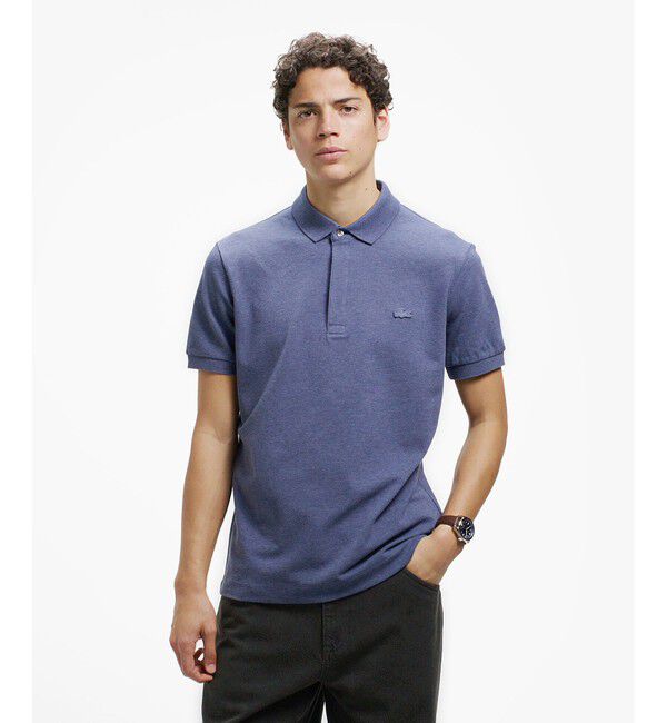 LACOSTE「『Le Paris Polo』レギュラーフィット　パリポロ 比翼ポロシャツ」|ポロシャツ|ワンウォッシュ