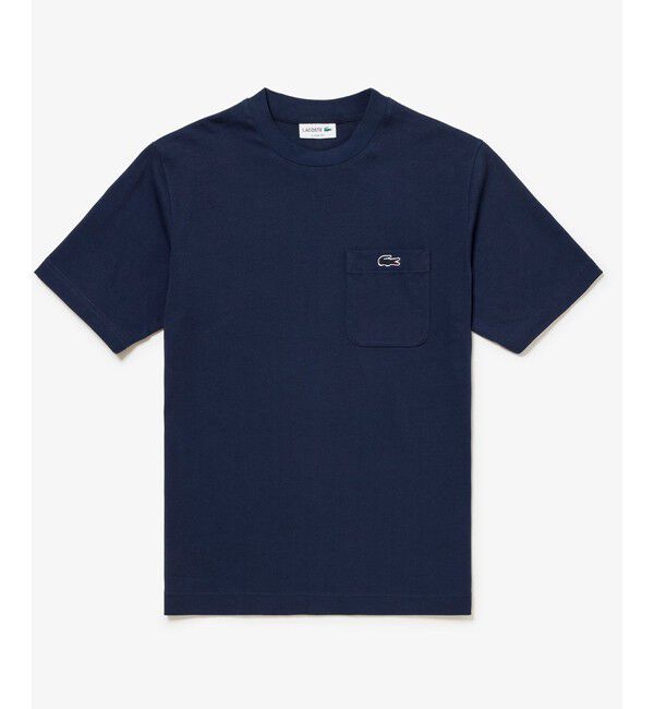 LACOSTE「アウトラインクロックポケット半袖Tシャツ」|Tシャツ・カットソー|