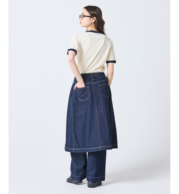 LACOSTE「【オンライン限定】LACOSTE ワンポイントロゴ リンガーTシャツ」|Tシャツ・カットソー|