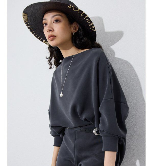  「《セットアップ対応/手洗い可》フィブリルダンボールプルオーバー」|Tシャツ・カットソー|