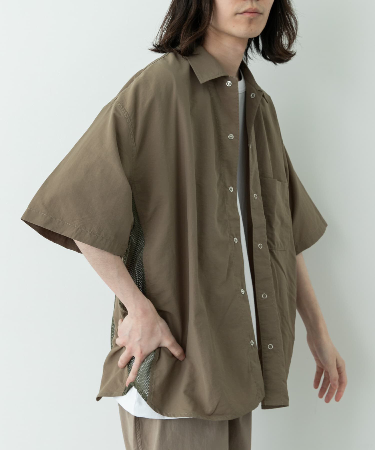 Sonny Label 「ARMY TWILL　NYLON OX MESH SHIRTS」|シャツ・ブラウス|