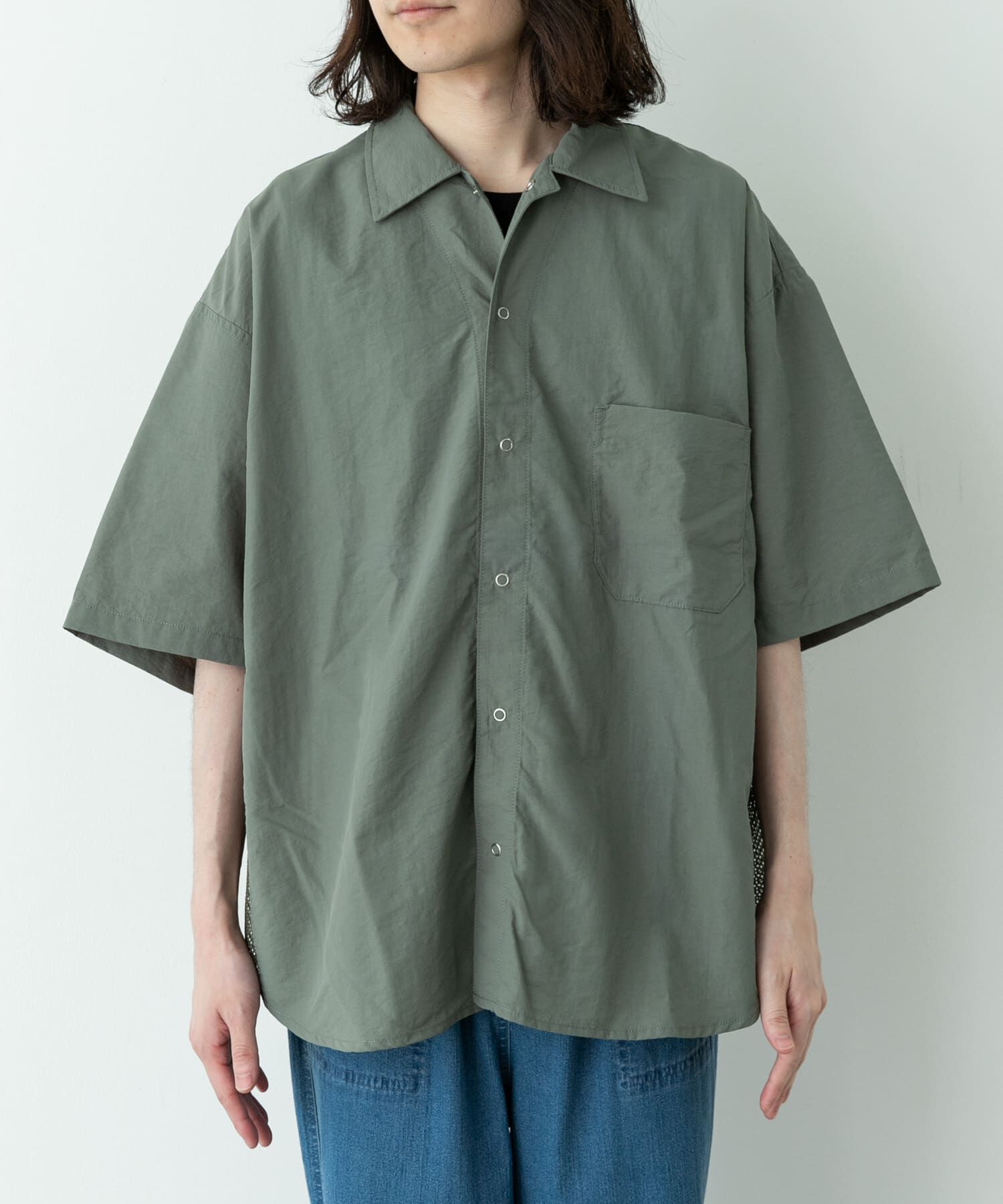 Sonny Label 「ARMY TWILL　NYLON OX MESH SHIRTS」|シャツ・ブラウス|