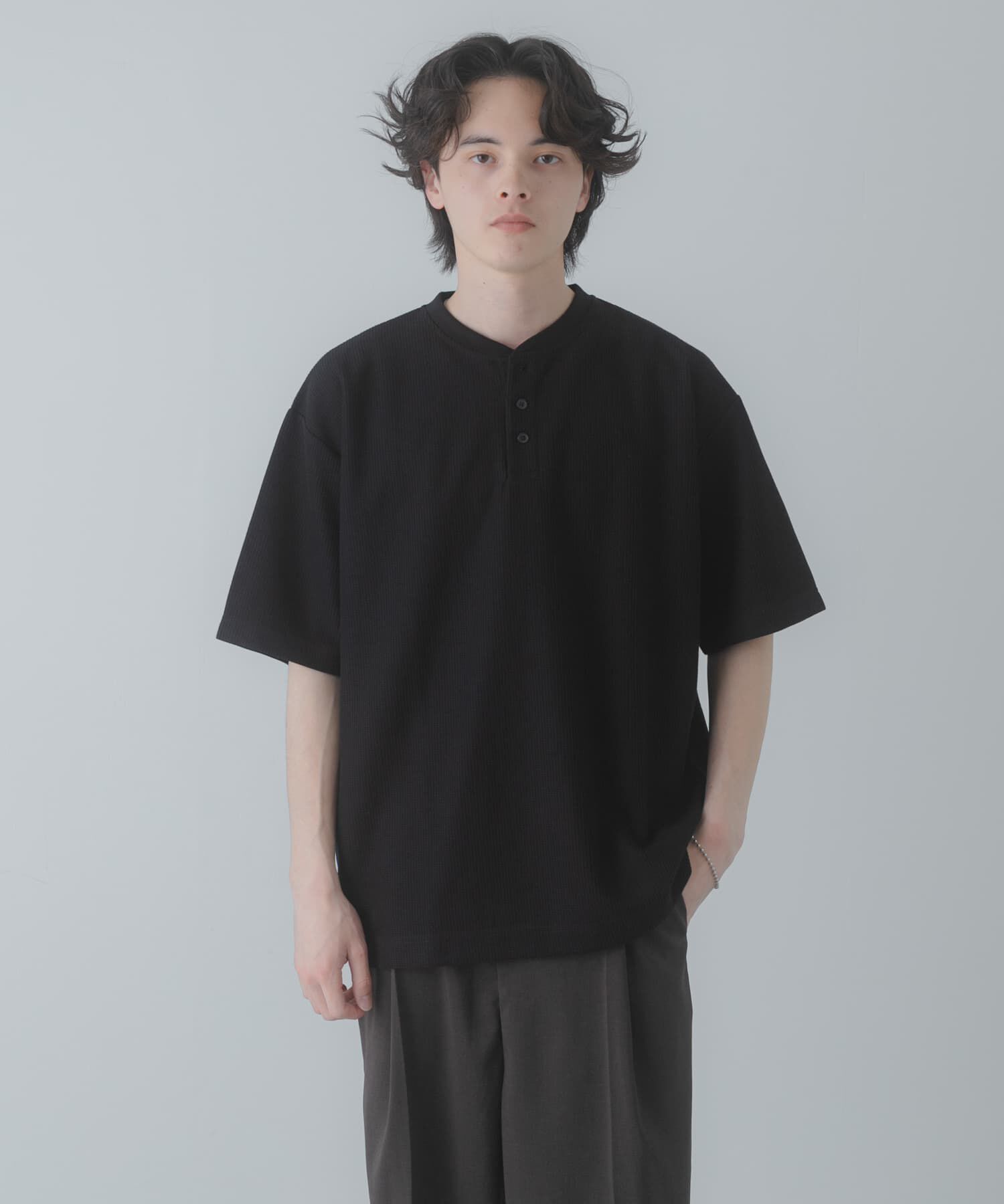 SENSE OF PLACE by URBAN RESEARCH「ヘンリーネックカノコプルオーバー」|Tシャツ・カットソー|