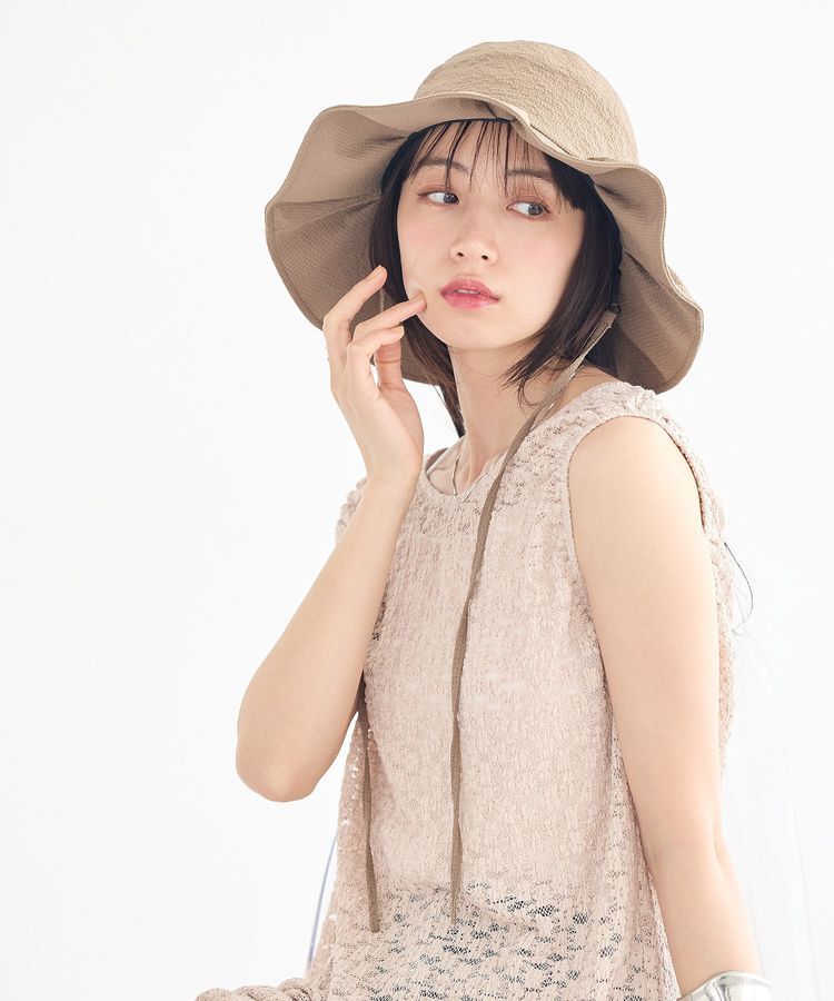 earth music&ecology「【UVカット】タックハット」|その他|