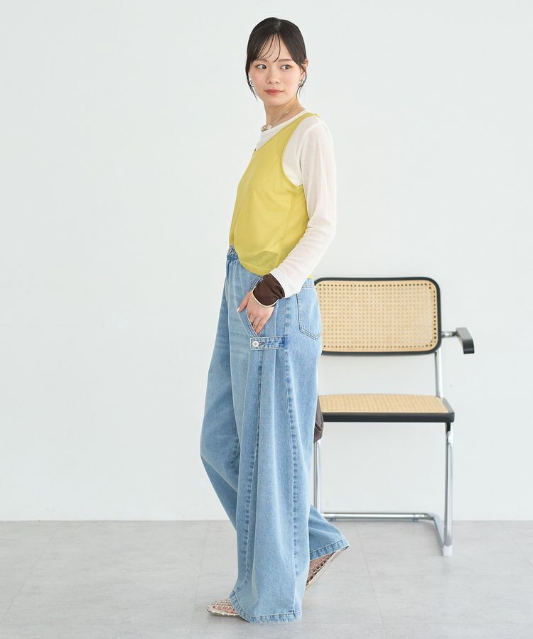 earth music&ecology「SET2点ハイショクシアータンクトップ+ロンT」|Tシャツ・カットソー|
