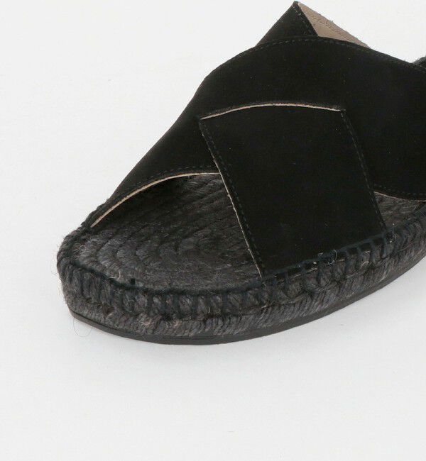 UNITED ARROWS「＜SOVEREIGN＞スエード クロス エスパドリーユ サンダル」|サンダル|