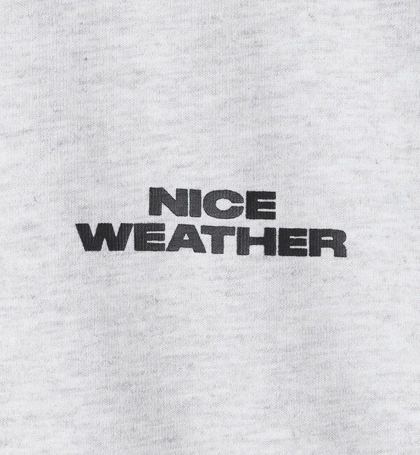 NICE WEATHER「＜NICE WEATHER＞ロゴ Tシャツ」|Tシャツ・カットソー|