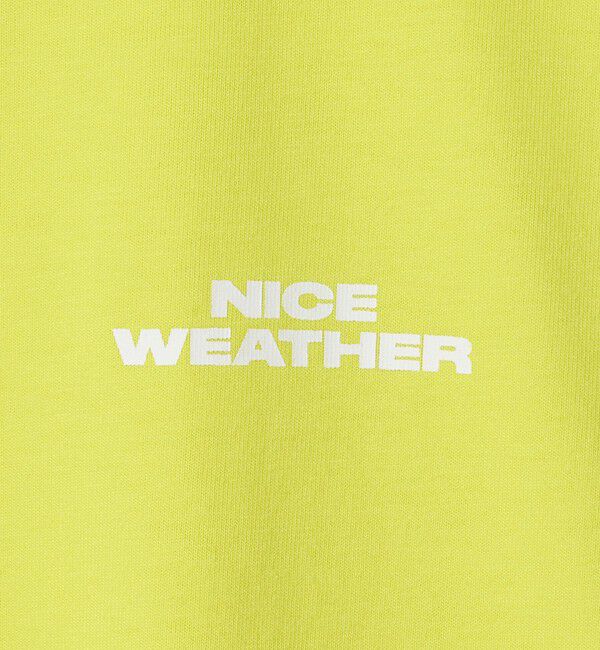 NICE WEATHER「＜NICE WEATHER＞ロゴ Tシャツ」|Tシャツ・カットソー|