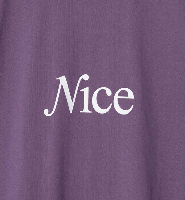 NICE WEATHER「＜NICE WEATHER＞NICE ロゴ Tシャツ」|Tシャツ・カットソー|