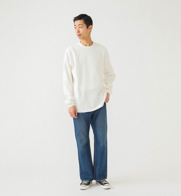BEAMS「ルーズ クルーネック サーマル」|Tシャツ・カットソー|