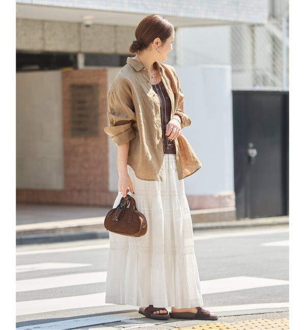 JOURNAL STANDARD「リネンレギュラーカラーシャツ」|シャツ・ブラウス|