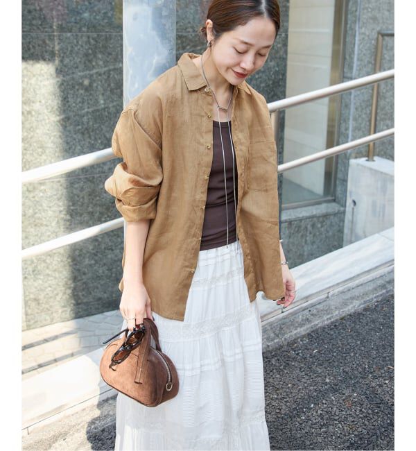 JOURNAL STANDARD「リネンレギュラーカラーシャツ」|シャツ・ブラウス|
