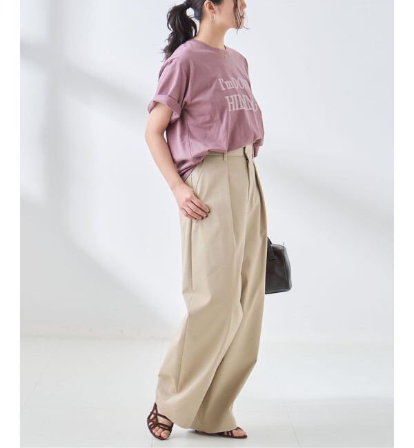 journal standard L'essage「バックテイルロゴTシャツ」|Tシャツ・カットソー|