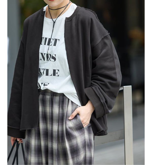 JOURNAL STANDARD「《WEB限定追加予約》CUT-OFF SWEATカーディガン」|カーディガン|