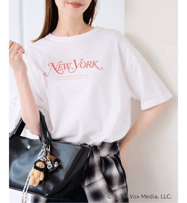 U by SPICK&SPAN「New York Magazine ロゴ TEE」|Tシャツ・カットソー|ホワイト
